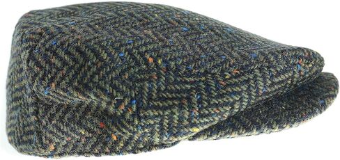 Men's Genuine Irish Newsboy Driving Cap, 100% Wool Tweed Made in Ireland Co. Kerry in Saudi Arabia
