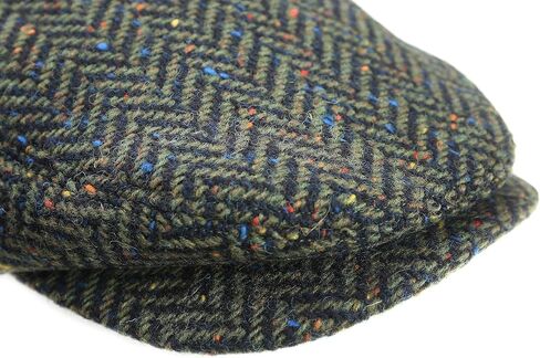 Men's Genuine Irish Newsboy Driving Cap, 100% Wool Tweed Made in Ireland Co. Kerry in Saudi Arabia