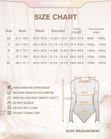 بدلة للجسم MANGOPOP بدون أكتاف وأكمام طويلة، ملابس داخلية للتحكم في البطن، ملابس علوية مضلعة بدون خياطة in Kuwait