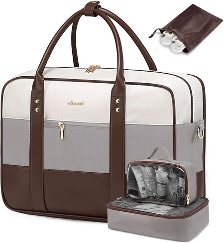 LOVEVOOK Weekender Travel Duffel Bag, Personal Item Duffle Bags for Women with Laptop Compartment, Overnight Bag with Toiletry Bag, Yoga Gym Bag with Wet Pocket, Hospital Bag for Labor and Delivery in Kuwait