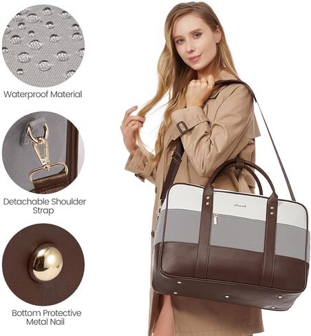 LOVEVOOK Weekender Travel Duffel Bag, Personal Item Duffle Bags for Women with Laptop Compartment, Overnight Bag with Toiletry Bag, Yoga Gym Bag with Wet Pocket, Hospital Bag for Labor and Delivery in Kuwait