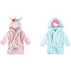 Hudson Baby Girl Plush Animal Face Bathrobe 2-Pack, Bows Miss Monkey in Kuwait