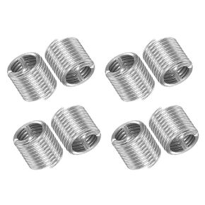 M3 x 0.5mm x 3D Helicoil Type Screw, 304 Stainless Steel Wire Thread Inserts, Helical Coiled Wire Threaded Sleeve, 150Pcs