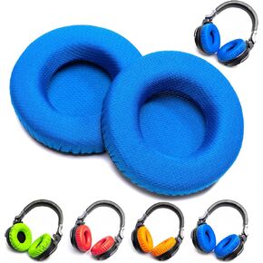 Stylish Color Options Dj Work Ear Pads Foam Cushion Compatible with Pioneer HDJ CUE1 Cue One,HDJ500 DJ Headphone Headset (Green Ear Pads)