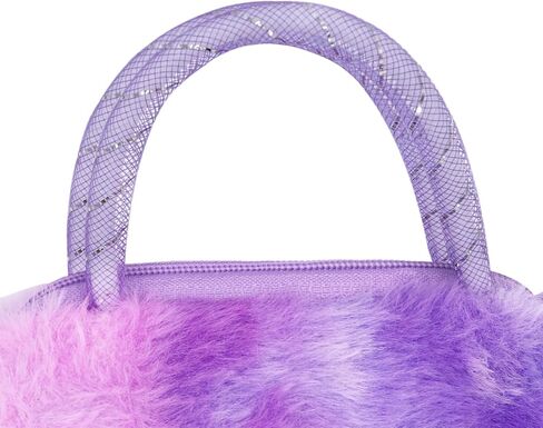 Kids Girls Colorful Plush Unicorn Cell Phone Bag Pouch Mini Crossbody Purse Handbag Wallet in Kuwait