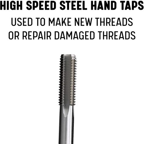 Drill America 1-1/8"-7 UNC High Speed Steel Bottoming Tap, (Pack of 1) in Saudi Arabia