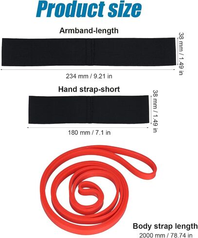 3pcs Baseball Swing Trainer Bands, Elastic Baseball Batting Training Band Softball Hitting Resistance Bands Pitching Practice Equipment for Athletes Improve Batting and Arm Strength in Saudi Arabia