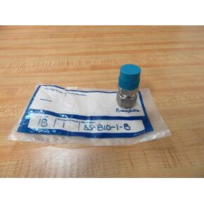 Swagelok SS-810-1-8 Male Connector, 1/2" Tube : OD Compression x 1/2“ Male : NPT, Stainless Steel