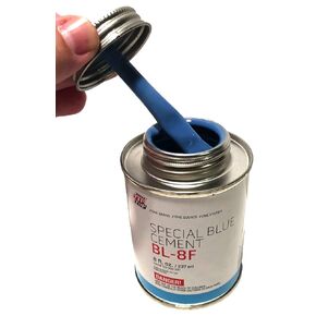 Rema Tip Top Special Blue Cement BL-8F Rubber Bonding Can - (8 fl. oz. / 237 ml)