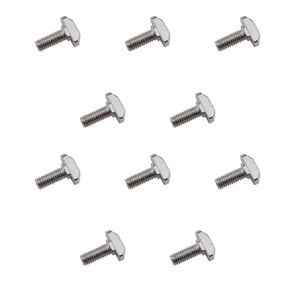 Maxmoral 10PCS M6-1x20mm T Slot Bolts Carbon Steel Insert Studs Slide Screws Metric Hammerhead Bolts Suitable for 30mm Metric Aluminium Profiles