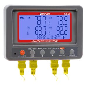 Triplett TMDL400 4 Channel Type K Thermocouple Datalogger with SD Card