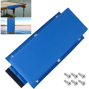 Dock Bumper White,Dock Bumper Guard with Screws,16IN Boat Dock Bumper for Boat Dock Vertical Pole Post,PVC Piling Bumper-Post Bumper for Horizontal Deck or Pier Fenders(1Pack,2Pack,3Pack)