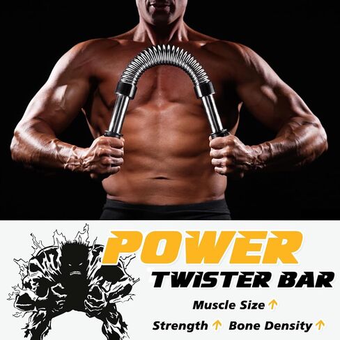Power Twister Bar, Upper Body Exercise Equipment for Chest Workout, Shoulder, Forearm, Bicep and Arm Strengthening Workout Equipment (70.00, Kilograms) in Saudi Arabia