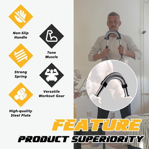 Power Twister Bar, Upper Body Exercise Equipment for Chest Workout, Shoulder, Forearm, Bicep and Arm Strengthening Workout Equipment (70.00, Kilograms) in Saudi Arabia