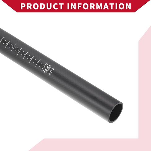 Bicycle Seat Post / Outer Bike Seatpost Bicycle Seat Tube for Bicycle / Durable Carbon Fiber 25.4 x 350 mm / 1 Pcs in Saudi Arabia