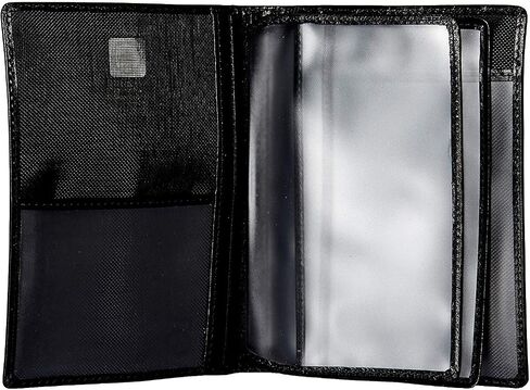 Tony Perotti Unisex Italian Bull Leather Executive Bifold Passport Cover Case in Black in Saudi Arabia