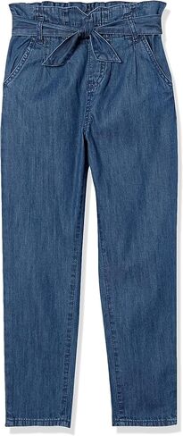 جينز HUDSON للفتيات، بنطال جينز مطاطي مع حزام خصر مطاطي، خصر مرتفع in Kuwait