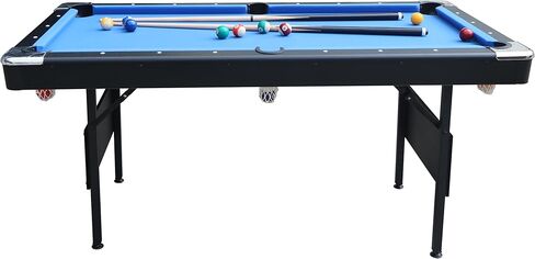 Pool Table Foldable Billiard Table, Multifunctional 3 in 1 Portable Pool Table Set Table Tennis Table for for Family Movement Indoor Game, Play Room in Saudi Arabia
