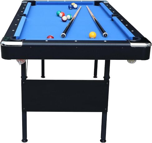 Pool Table Foldable Billiard Table, Multifunctional 3 in 1 Portable Pool Table Set Table Tennis Table for for Family Movement Indoor Game, Play Room in Saudi Arabia