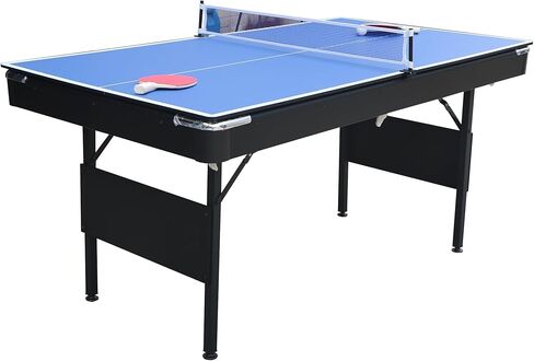 Pool Table Foldable Billiard Table, Multifunctional 3 in 1 Portable Pool Table Set Table Tennis Table for for Family Movement Indoor Game, Play Room in Saudi Arabia