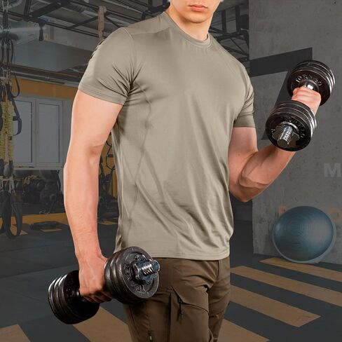 M-Tac Tactical Short Sleeve T-Shirt - Army Military Ultra Vent Men's Athletic Workout Gym Training T Shirt in Saudi Arabia