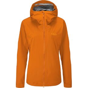 RAB Women’s Kinetic Alpine 2.0 Waterproof Breathable Jacket for Climbing & Mountaineering.