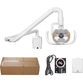 OUBO US White 50W Wall Hanging Surgical Examination Lamp Wall-Mounted Shadowless Cool Lamp Light
