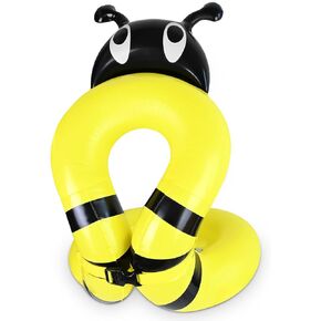 Kids Swimming Bee Floaties for Boys and Girls 3-6yrs old,Inflatable Swim Vest Sea for Children Beach Pool – Learn to Swim Floaty for weight 33-50lbs pool