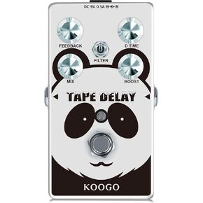 Koogo LT-901 Guitar Tuner Pedal High Precision Guitar Chromatic Tuner Pedal ± 1 Cent All-Metal Case True Bypass