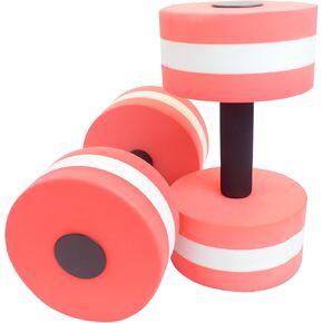 Swimming Exercise Equipment Water Dumbbells: Water Foam Barbells of 2 Set, Pool Heavy Weights, Pool Resistance, Hand Fitness Gear, Aqua Aerobic Sport Tool, Swimming Paddles, Water Walking Grip