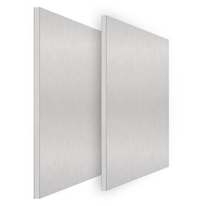 2PCS 6061 Aluminum Sheet 8x12x1/4 Inch Thickness Durable Aluminum Plate, Thick Metal Aluminum Sheet Covered with Protective Film for Industry, DIY