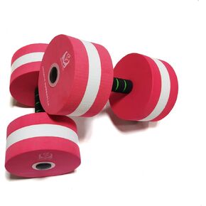 davidamy's gift Upgrade Water Aerobic Exercise Foam Dumbbells Pool Resistance 1 Pair, Water Fitness Exercises Equipment for Weight Loss
