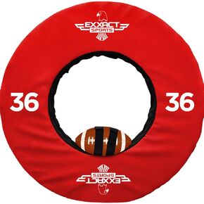 Exxact Sports Tackle Wheel Football Practice Equipment and Football Tackle Dummies with Straps - 28, 36, 40, 48 Inches, Tackling Dummy for Football