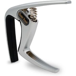 Gold Tone Swift Capo for Banjo, Ukulele, Mandolin, Tenor Guitar - Radiused or Flat (Black)