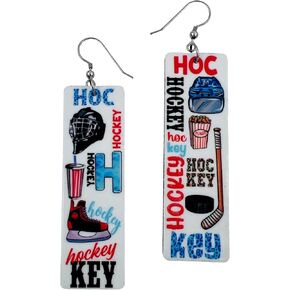 Volleyball Earrings for Women - Baseball Jewelry - Basketball Earrings - Ice Hockey Jewelry - Football Accessories - Softball Earrings for Girls - Soccer, Ice Skating