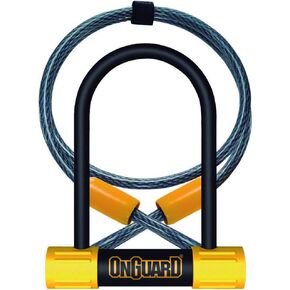 OnGuard Bulldog Medium DT U-Lock , Black/yellow, 3.55" X 6.90