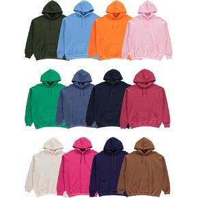 BILLIONHATS Mens Wholesale Hoodie Sweatshirts, Cotton Blend, Bulk Adults Hoodies Sweatshirt
