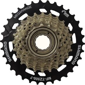 Bike Freewheel 7-Speed Tourney/TY MF-TZ500-7 Screw On Multiple Freewheel, 7-Speed, 14-34 Tooth