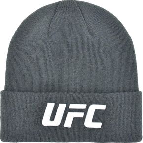 Concept One UFC Beanie Hat, Cuffed Winter Knit Cap with Logo