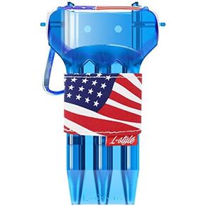 Dart Case: Krystal One Hard Plastic Dart Set Holder for Soft Tip and Steel Tip Darts