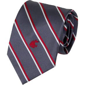 Washington State Charcoal Striped Tie