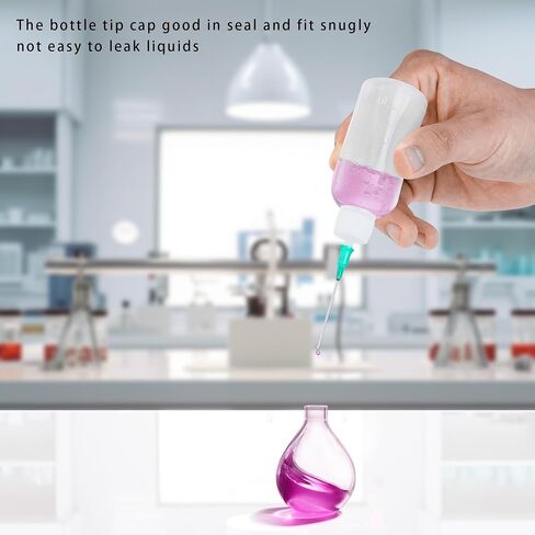 30ml Precision Tip Applicator Bottle, with Blunt Tip Needle and Cap, 18G 20G 25G Needle Tip Squeeze Bottle, Oil Dropper Bottle, Glue Bottles with Fine Tip in Saudi Arabia