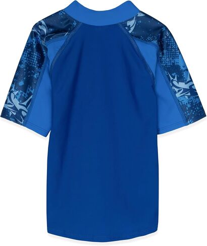 Tuga Boys Two-Piece Short Sleeve Swimsuit Set 2-14 Years, UPF 50+ Swimwear in Saudi Arabia