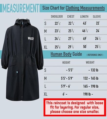 Whatever the Weather Unisex Adult Raincoat, Lightweight Rain Jacket Waterproof, Packable Windbreaker Hood for Men Women in Saudi Arabia