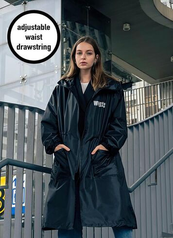 Whatever the Weather Unisex Adult Raincoat, Lightweight Rain Jacket Waterproof, Packable Windbreaker Hood for Men Women in Saudi Arabia