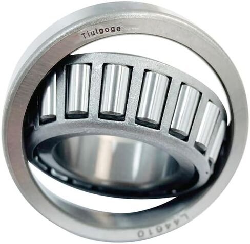 مجموعة محامل محور عجلة المقطورة 1 بوصة، L44643/L44610 و12192 تيرابايت ختم OD 1.980 بوصة، غطاء غبار ودبوس كوتر، دوار هادئ عالي السرعة ومتين، (مجموعتان) in Kuwait