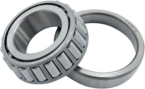 مجموعة محامل محور عجلة المقطورة 1 بوصة، L44643/L44610 و12192 تيرابايت ختم OD 1.980 بوصة، غطاء غبار ودبوس كوتر، دوار هادئ عالي السرعة ومتين، (مجموعتان) in Kuwait