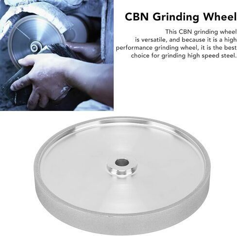 CBN Grinding Wheel 8 inch,180 Grit,5/8 Inch Spindle,1" Wide,for All Kinds of 8 inch Bench Grinders,for Sharpening High Speed Steel Tools Woodturning Tools in Saudi Arabia