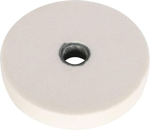 6 Inch Grinding Wheel White Aluminum Oxide Bench Grinder Wheel 1 Inch Thickness 1 Inch Arbor 60 Grit in Saudi Arabia