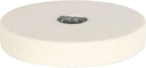 6 Inch Grinding Wheel White Aluminum Oxide Bench Grinder Wheel 1 Inch Thickness 1 Inch Arbor 60 Grit in Saudi Arabia